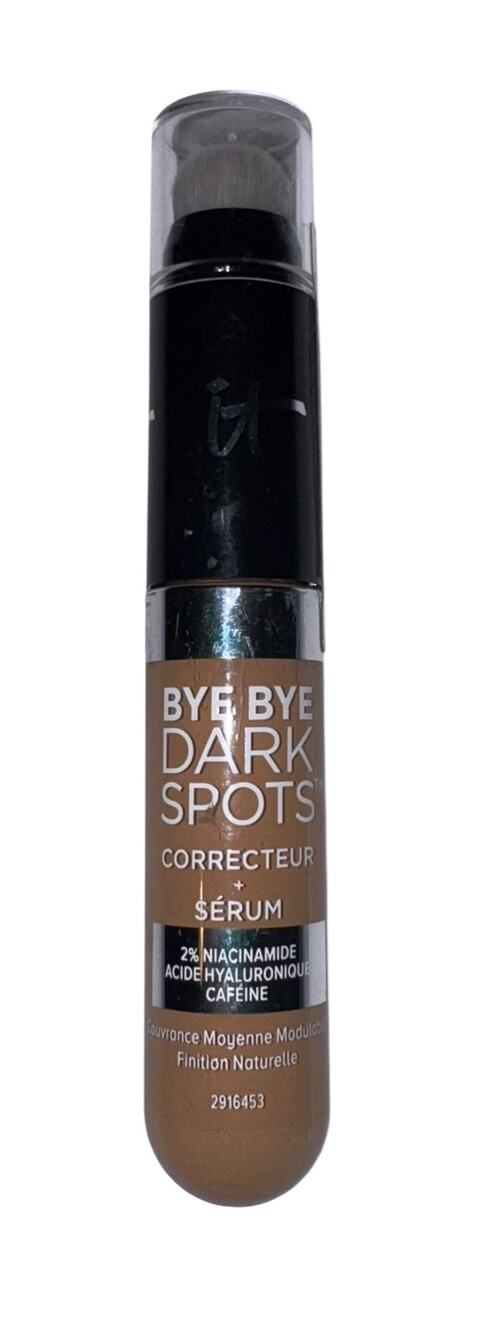 IT Cosmetics Bye Bye Dark Spots Concealer and Serum Tan Cool New Niacinamide